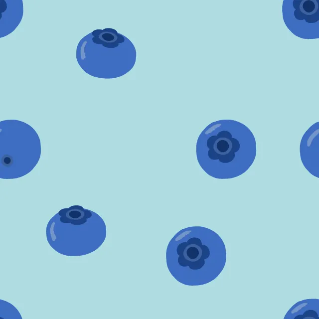 Dekovorhang Heidelbeeren Muster