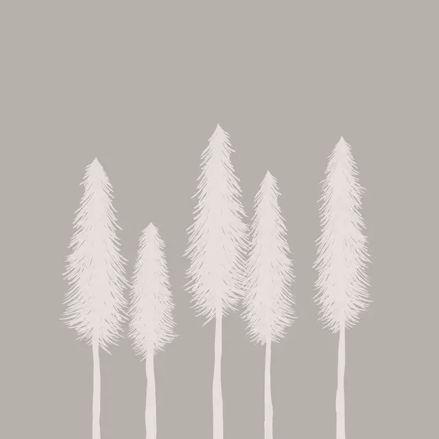 Kissen Mørk Beige Skov