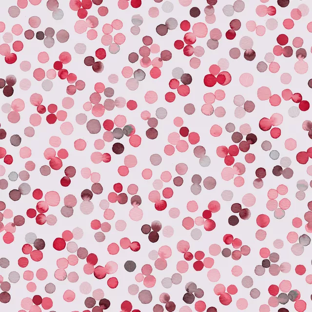 Tischläufer Romantik Confetti Dots Red