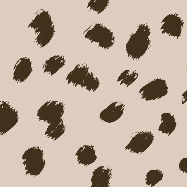 Kissen Wild Cat Brushstrokes beige