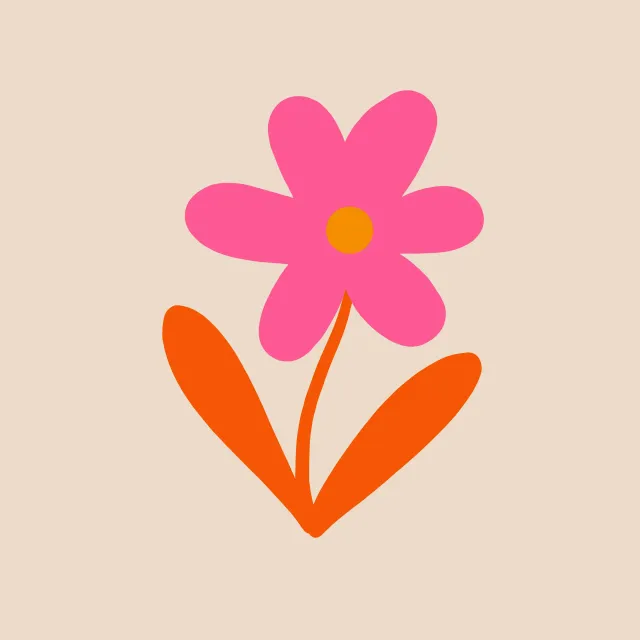 Kissen Happy Flower