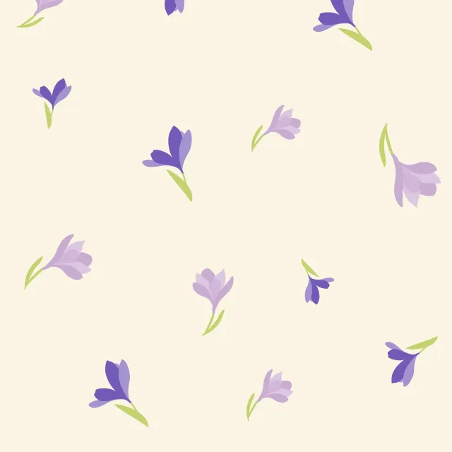 Servietten Ostern Krokusse Muster