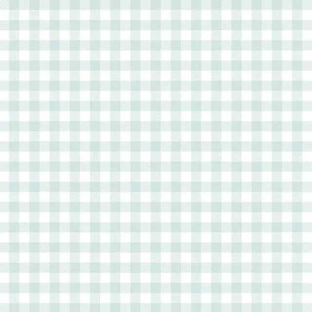 Bettwäsche Gingham mintgrün