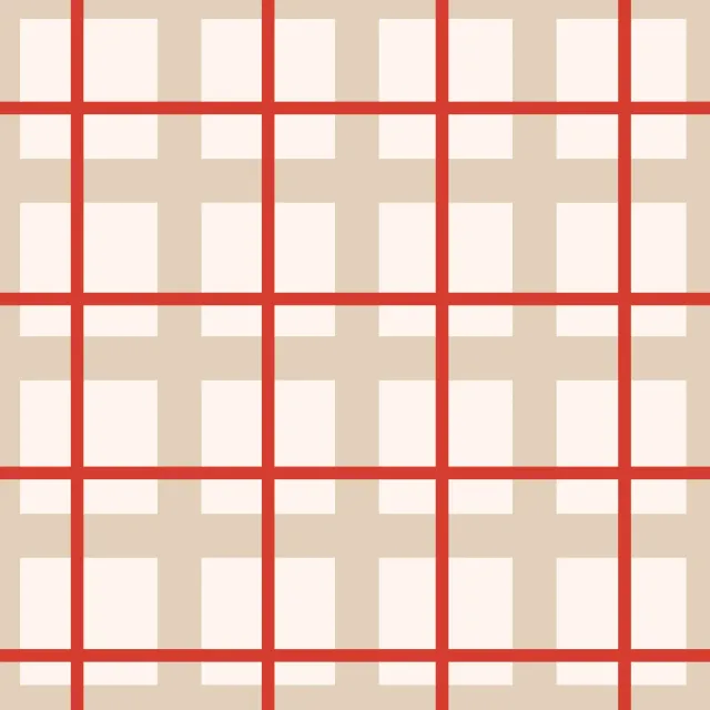 Raffrollo Christmas Plaid Cinnamon