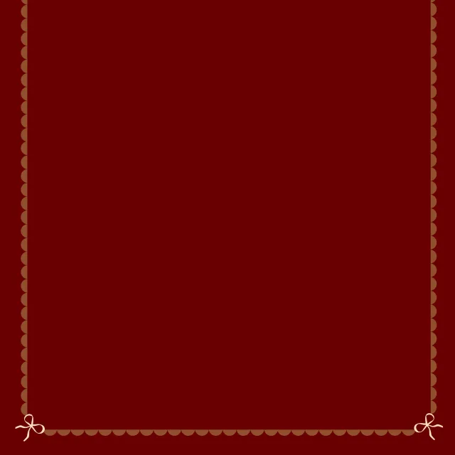 Tischdecke Vier Schleifen dunkelrot