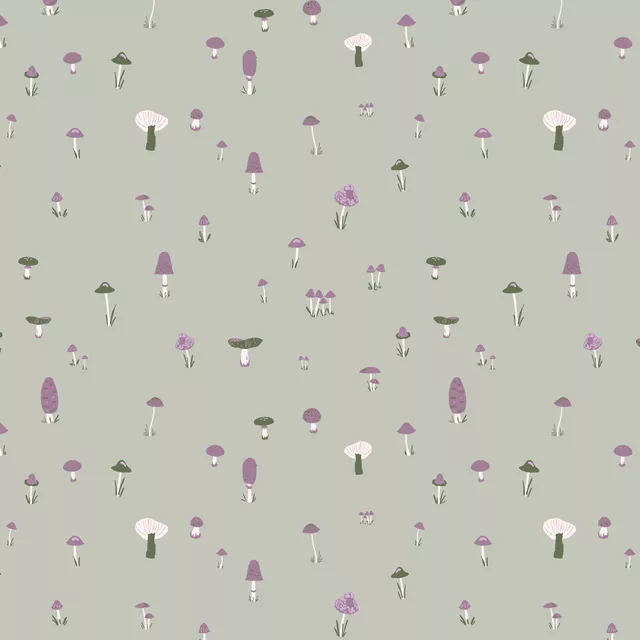 Kissen Pilzenwiese Grün