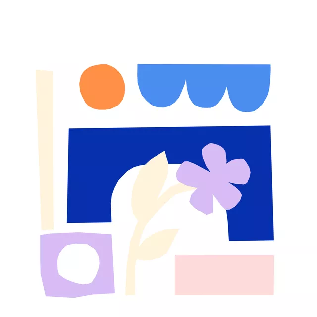 Kissen Provence Collage