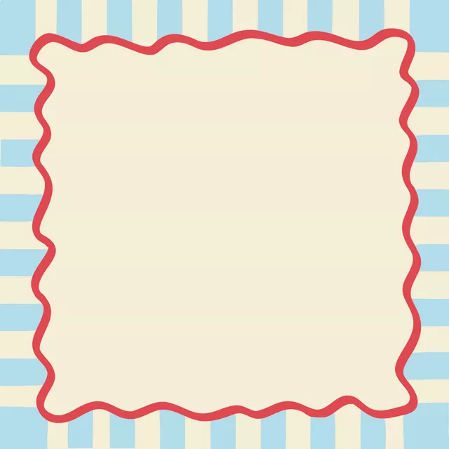 Tischdecke Roter Rahmen Kariert