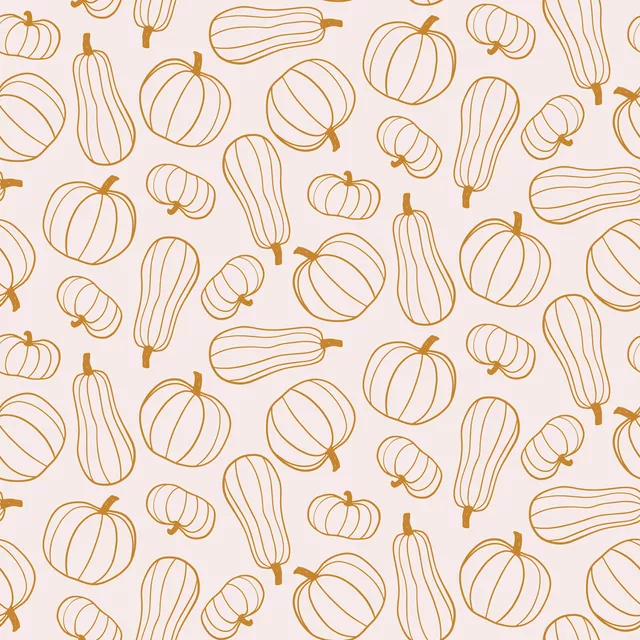 Tischläufer Pumpkins Kürbisse Gelb Beige