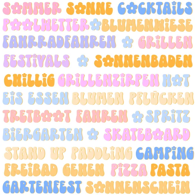 Tischläufer Definition von Sommer