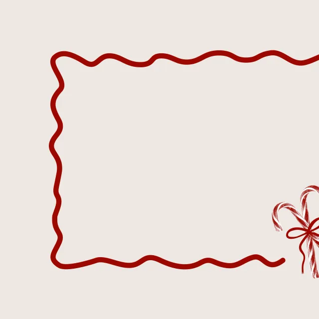 Tischset Candy Cane Beige