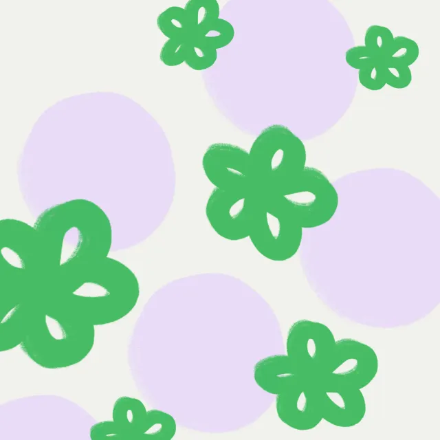 Tischset Blumenmuster