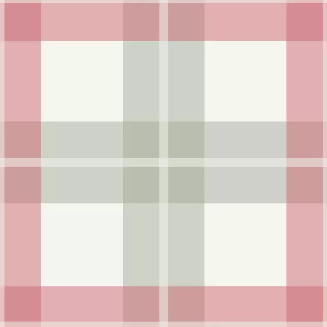 Kissen Landhaus Plaid grün rosa