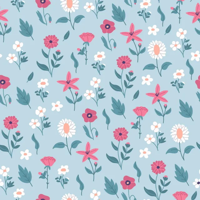 Servietten Botanical Flowers