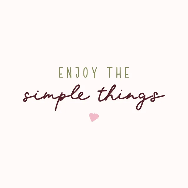 Kissen Enjoy the simple things