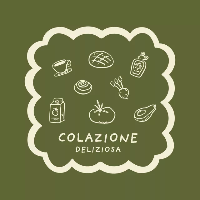 Kissen Frühstück Colazione