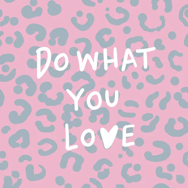 Kissen What you love Leomuster