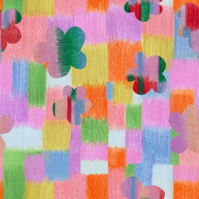 Kissen Frühling Art Muster no 3