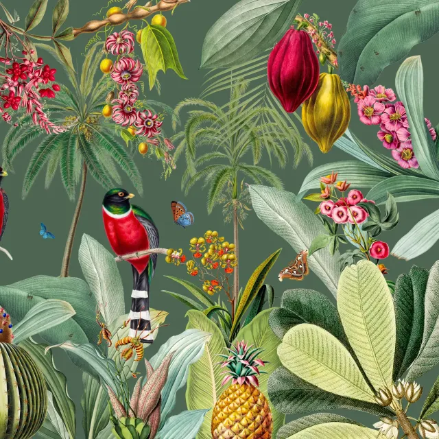 Tischdecke Tropischer Regenwald grün