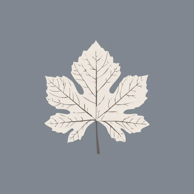 Sitzkissen Herbstblatt