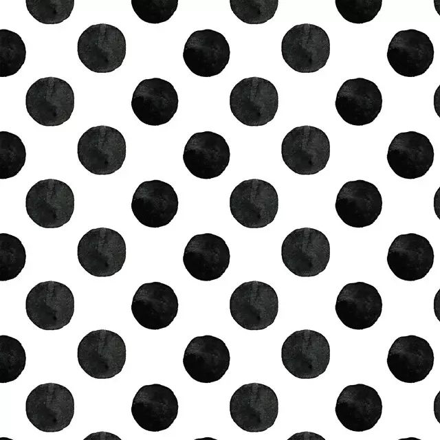 Kissen Black Dots