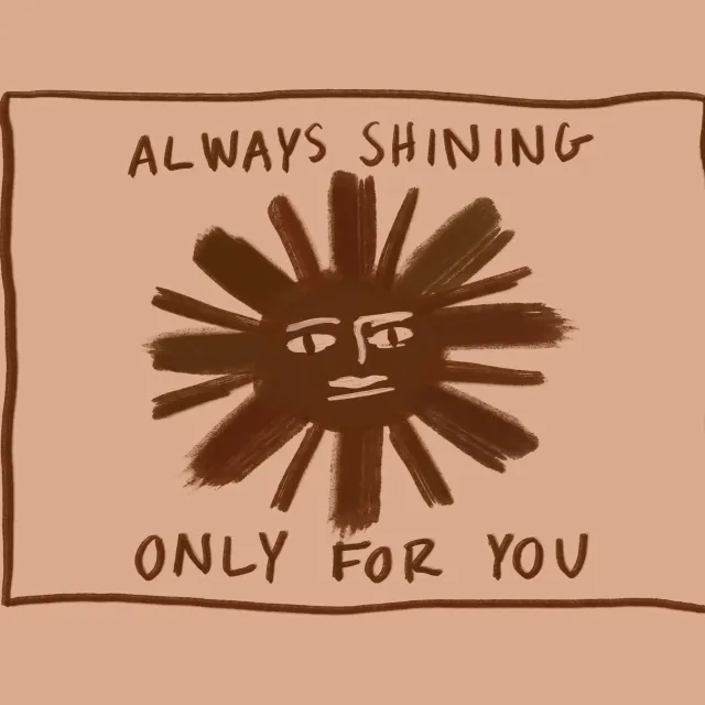 Tischset Always Shining Only For You