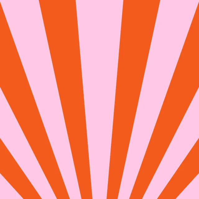 Kissen Sunset Bold Stripes