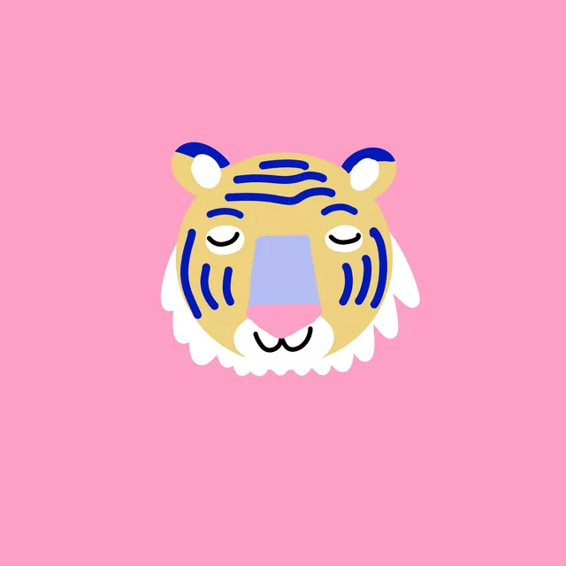 Kissen Keep Calm Tiger