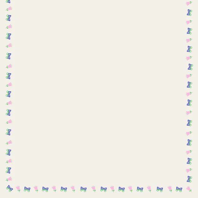 Tischdecke Blume Schmetterling blau-grün