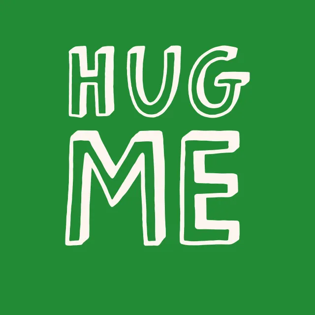Kissen Hug Me Wendekissen Grün