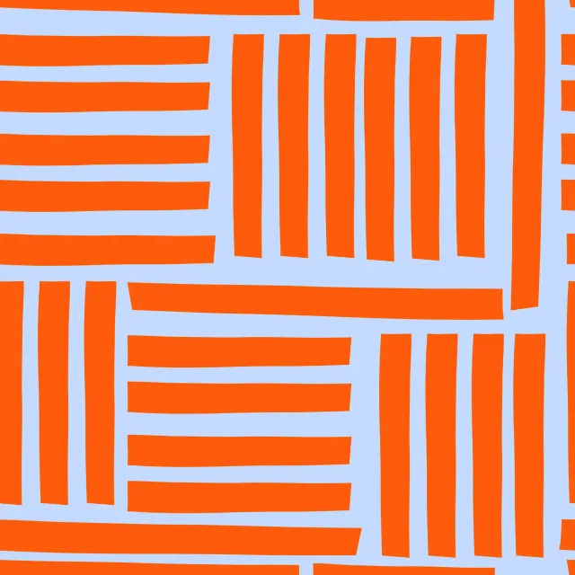 Dekovorhang Sunny Orange Linien