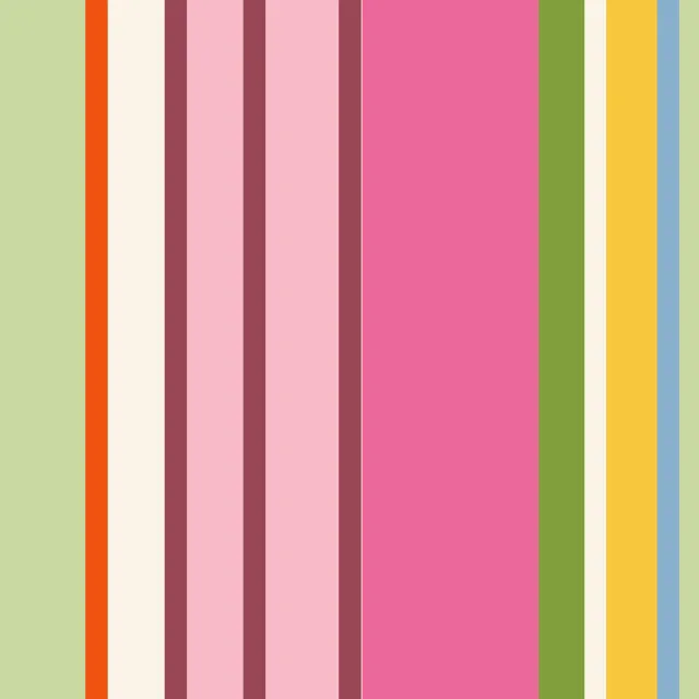 Kissen Bunter Sommerstreifen Mix