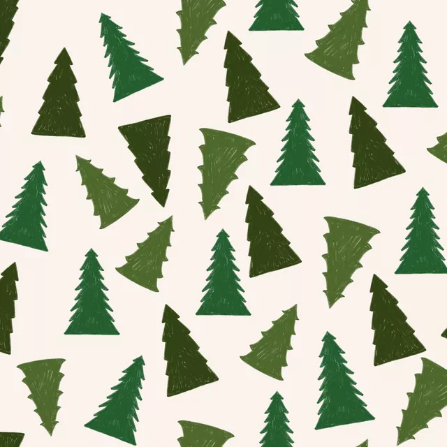 Kissen Allover Trees