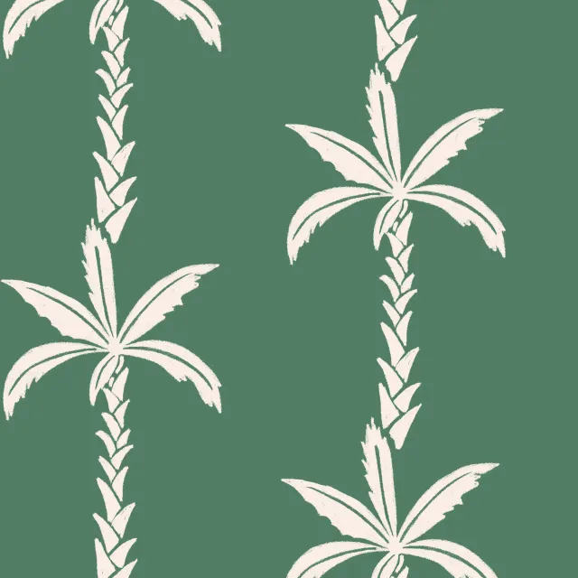 Tischläufer Palm pattern - green
