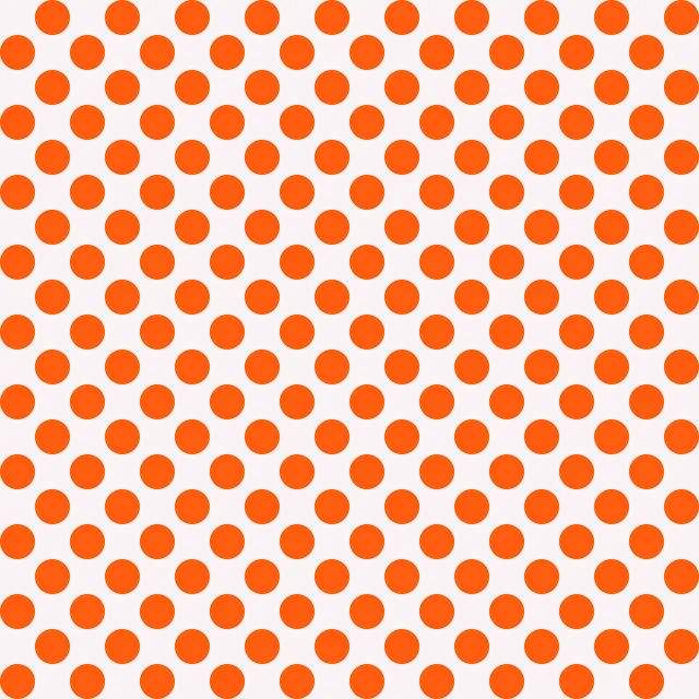 Bettwäsche Polkadots Orange