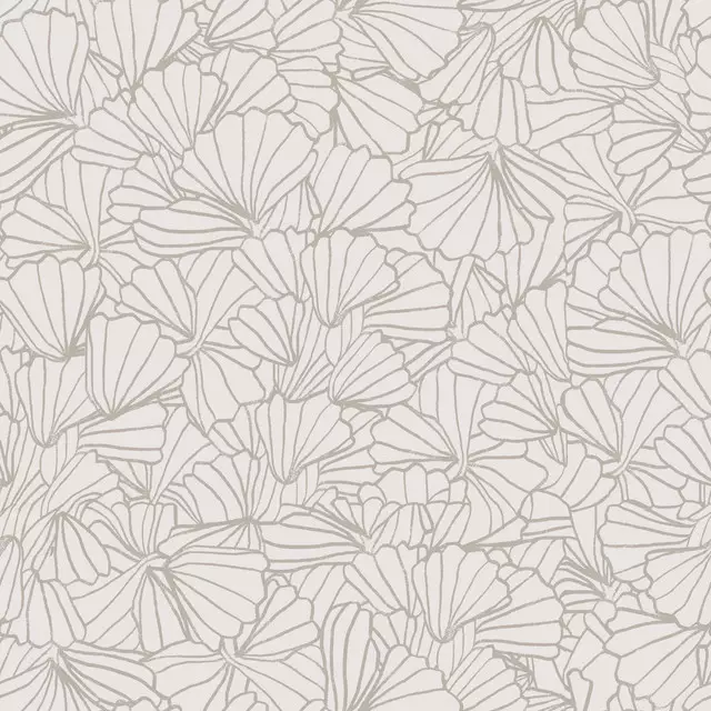 Dekovorhang Muscheln Beige Hell