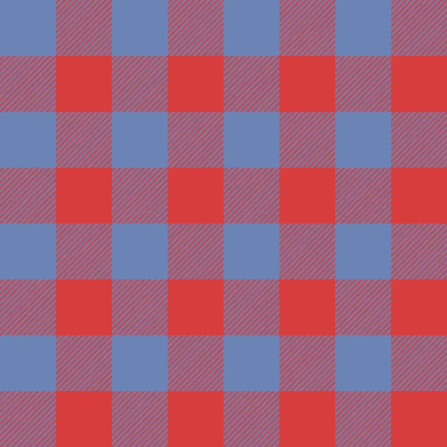 Bettwäsche Modern Gingham Rot