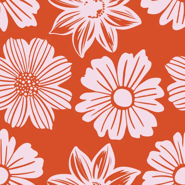 Sitzkissen Frühlingsblumen | Allover