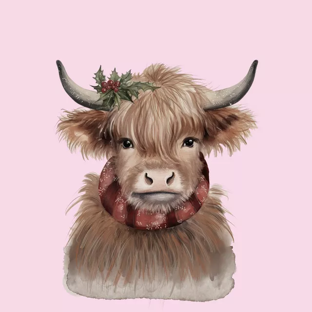 Tischset AlpenChic Niedliche Kuh