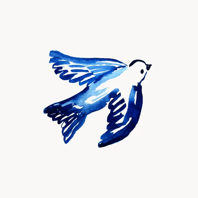 Kissen Azulejo Schwalbe Weibchen