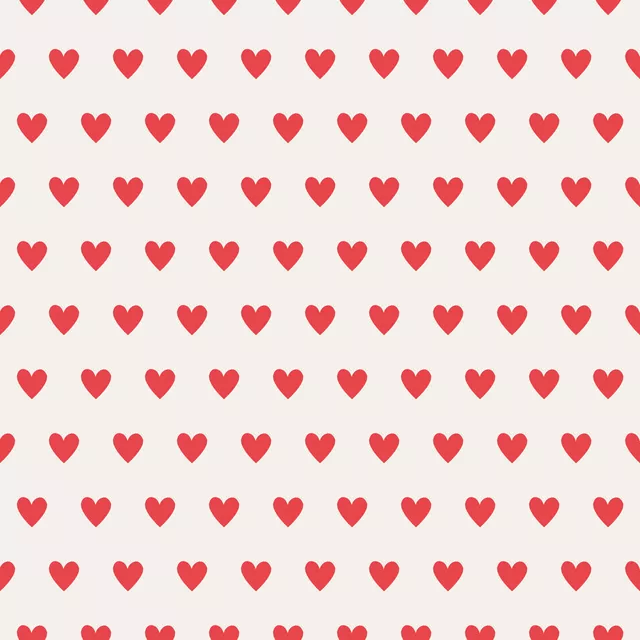 Bankauflage Valentin Herz Rot