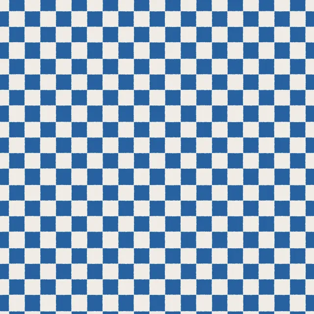 Kissen Santorini Karos Blau