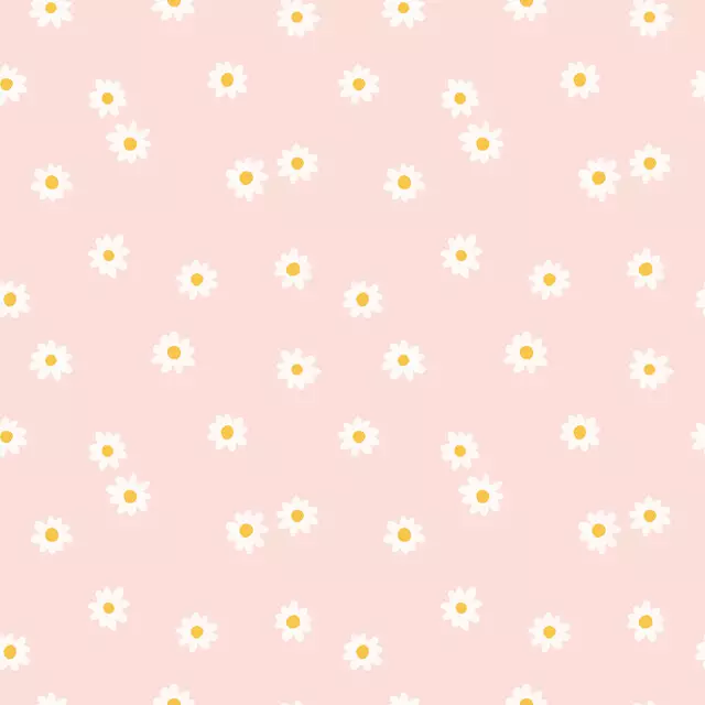 Tischläufer Gänseblümchen Modern Rosa 4