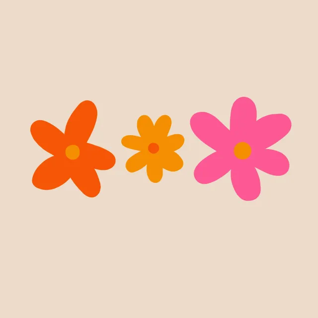 Bettwäsche three happy flowers