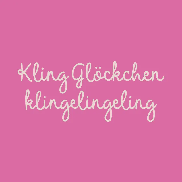 Servietten Kling Glöckchen pink