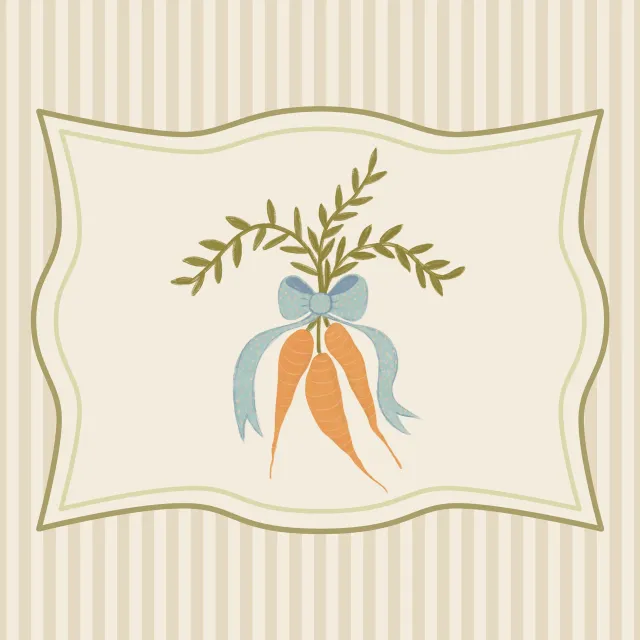 Tischset Landliebe Karotten