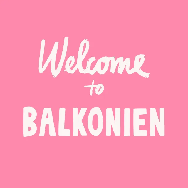 Kissen Balkonien Pink Wendekissen