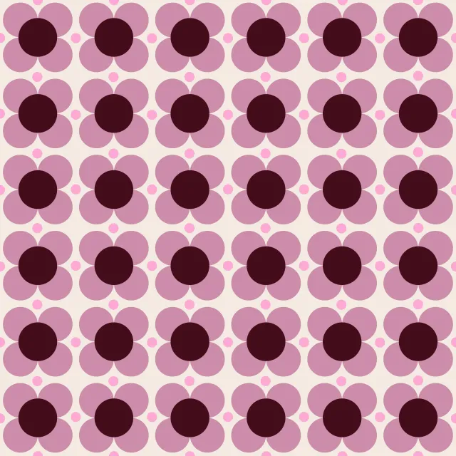 Servietten Blumen Punkte Rosa