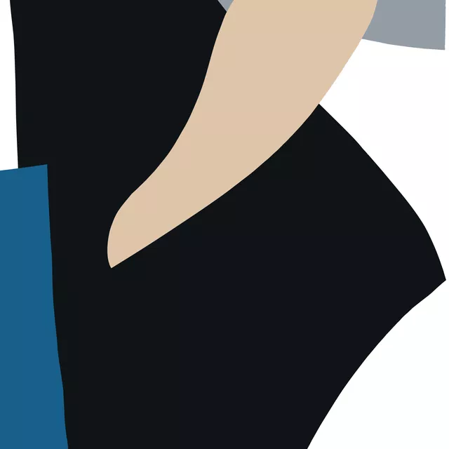 Bettwäsche Abstract paper cuts 1