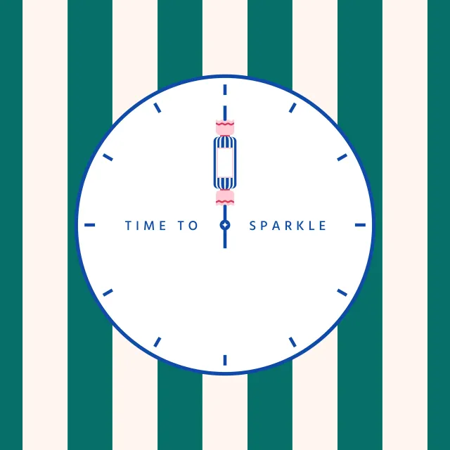 Servietten Time to Sparkle